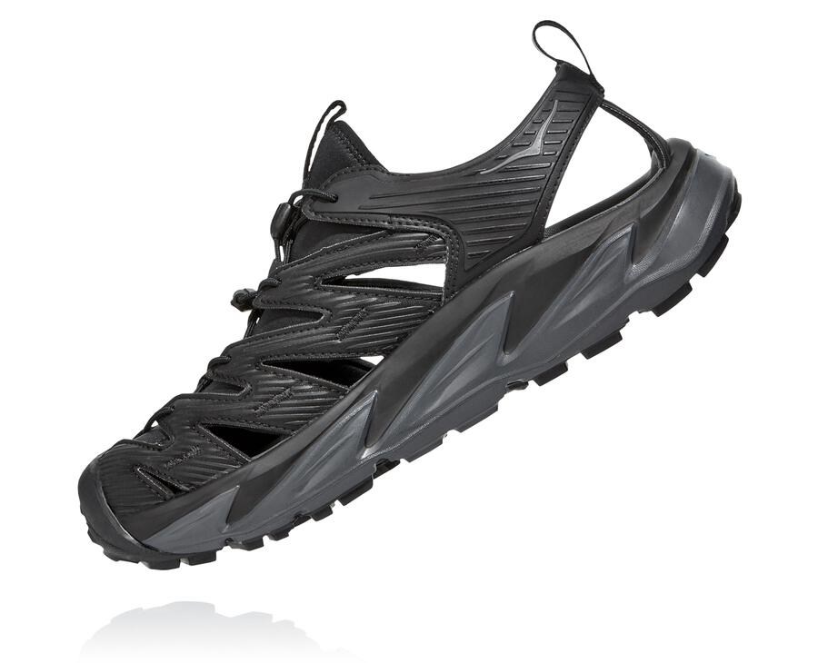 Hoka One One Mens Sandals - Hopara - Black - PVAM37041